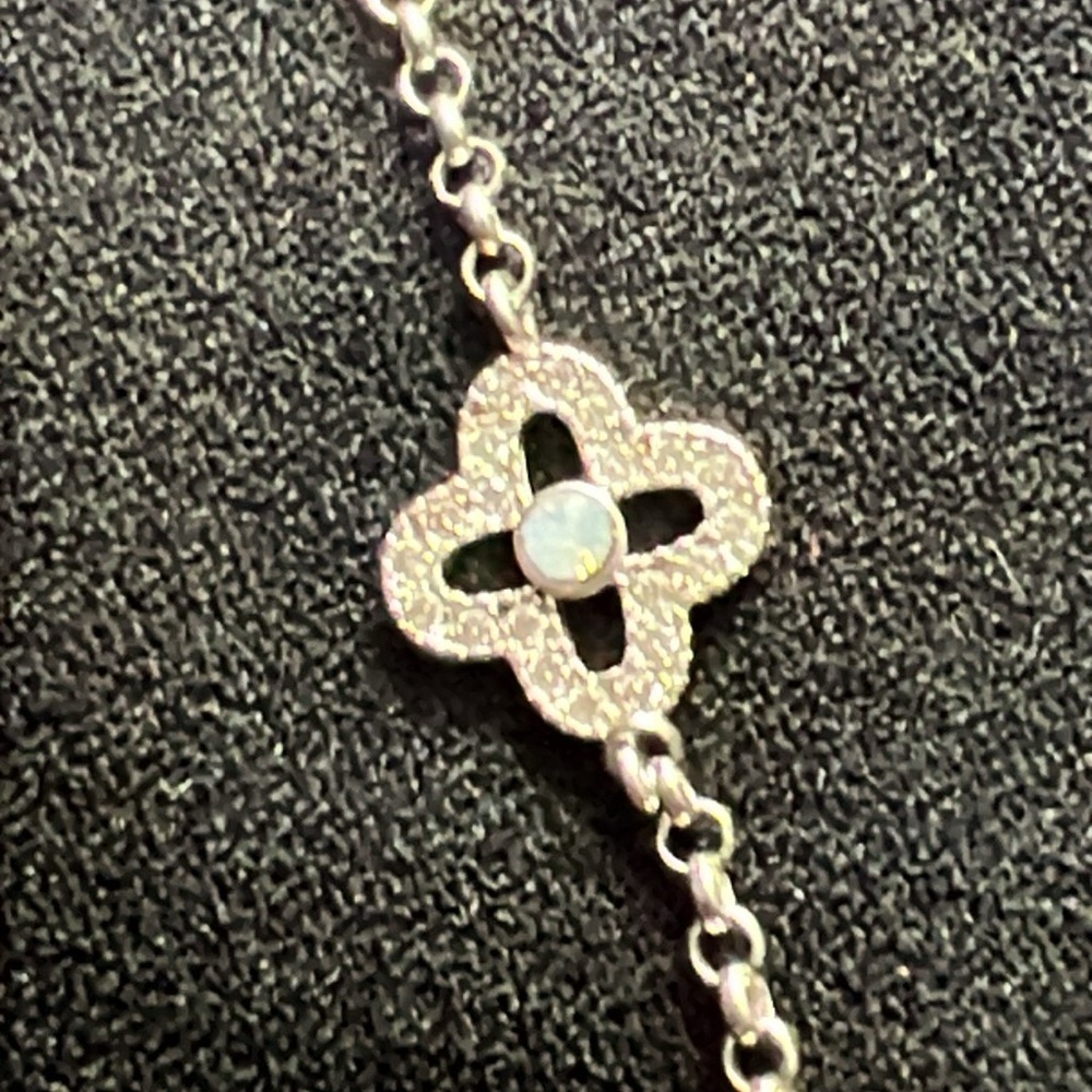 Opal stone bracelet 925 silver